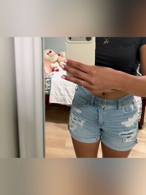 Light Blue American Eagle Jean Shorts